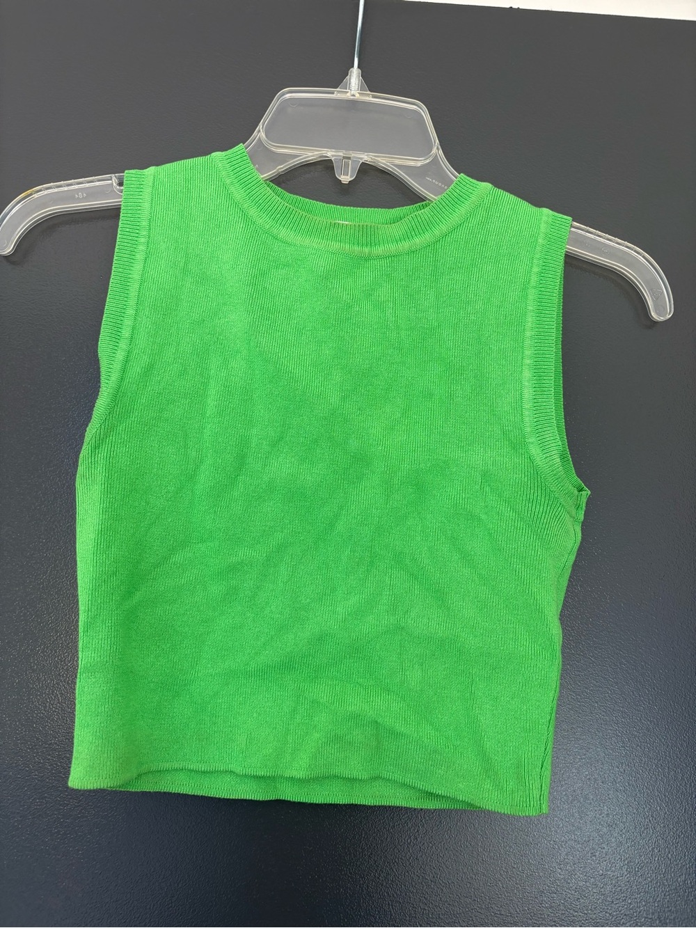 Zara Girls Neon Green Ribbed Tank